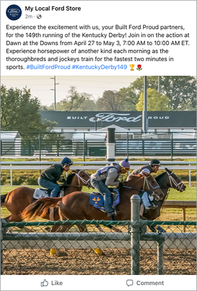 Kentucky Derby Marketing - Ford