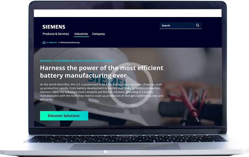 Website Development - Siemens